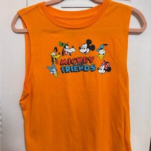 Disney Mickey & Friends Vibrant Orange Tank Top